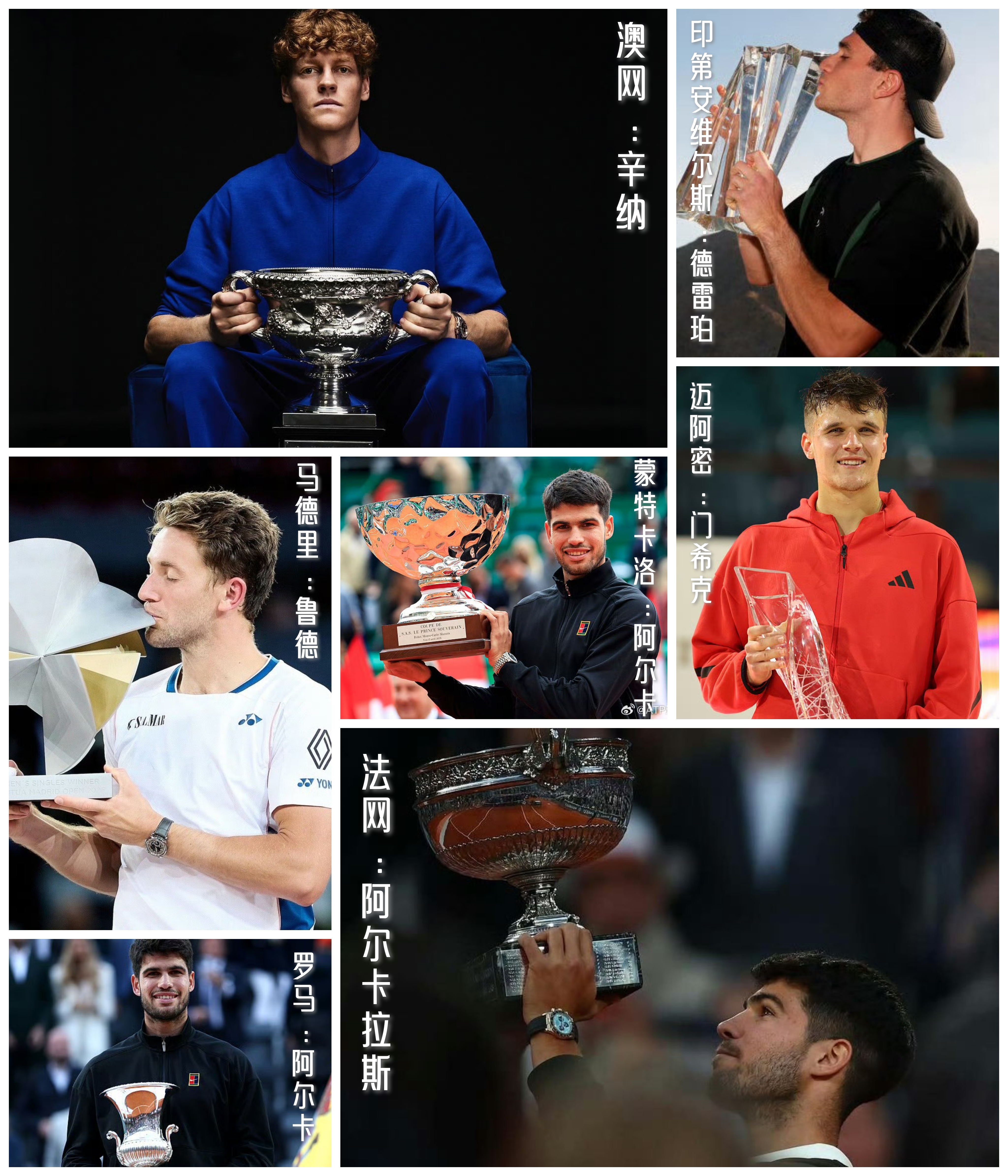 蒙特卡洛大师赛翻盘澳网，鲁德扛起全队